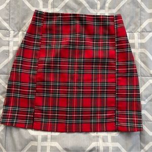 EUC J. Galt Plaid Mini Skirt